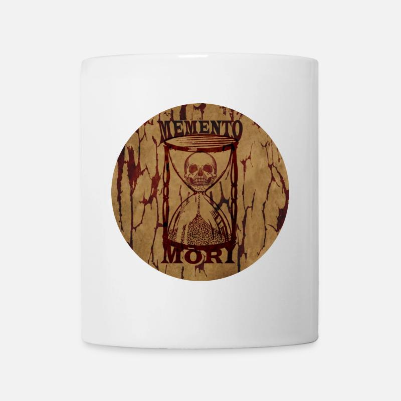 Memento Mori - Tasse - Weiß