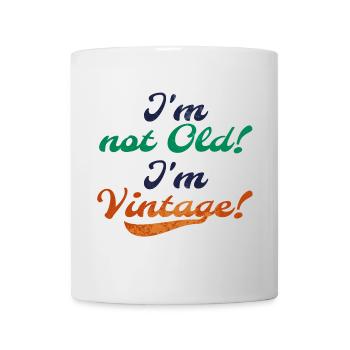 Alt Vintage Retro Statement - Tasse - Weiß - Vorne