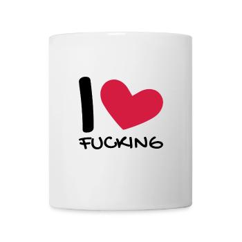 J’aime - Mug blanc - blanc - Devant