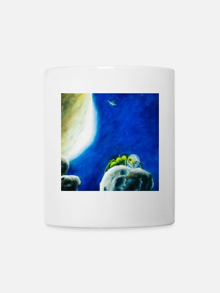 Fourmi mondam ou ameisonaut dans la nuit étoilée - Mug blanc - blanc