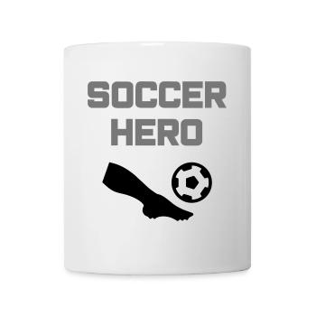 Soccer hero (leg, football) - Mug - white - Front