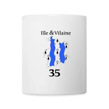 Ille et vilaine - Mug - white - Front