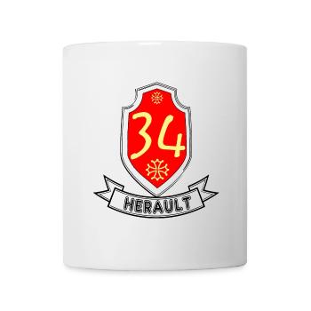 Hérault - Tasse - Weiß - Vorne