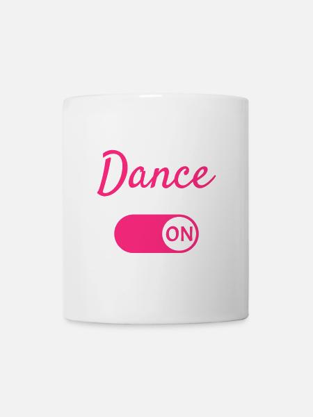 Rhythmus Tanzen Tanz - Tasse - Weiß