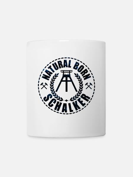 Natural Born Schalker | Schalke Geschenkidee - Tasse - Weiß