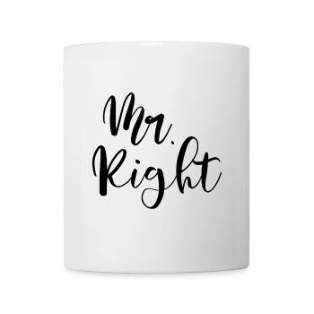 M. Right la droite et un seul - Mug blanc - blanc - Devant