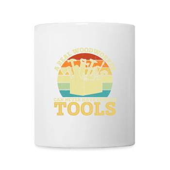 A Real Woodworker Woodworking Tools - Mug - white - Front
