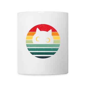 Retro Cat Vintage Cat Cat Lover - Mug - white - Front