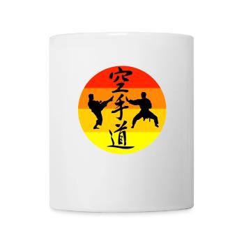 Karate - Tasse - Weiß - Vorne