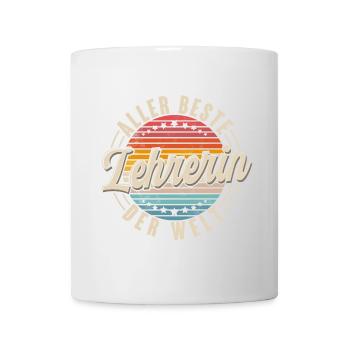 Lehrerin - Tasse - Weiß - Vorne