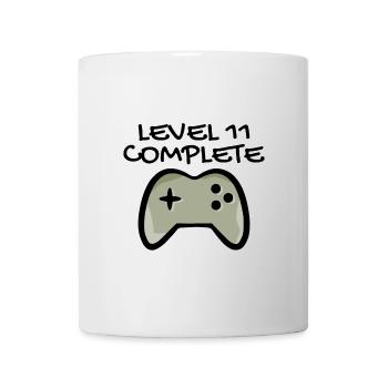 11. Geburtstag - Gamer 11 - 11 Jahre Geschenk - Tasse - Weiß - Vorne
