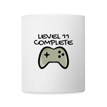 11. Geburtstag - Gamer 11 - 11 Jahre Geschenk - Tasse - Weiß - Vorne