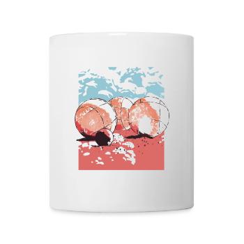 Boules de boules pour les joueurs de pétanque boulen - Mug blanc - blanc - Devant
