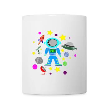 Enfants Star Toys Planètes volantes - Mug blanc - blanc - Devant
