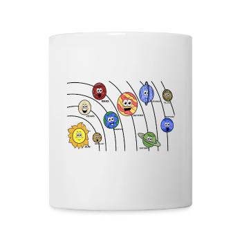 Kids Planets - Mug - white - Front