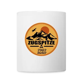 Zugspitze Bayern Alpen - Tasse - Weiß - Vorne