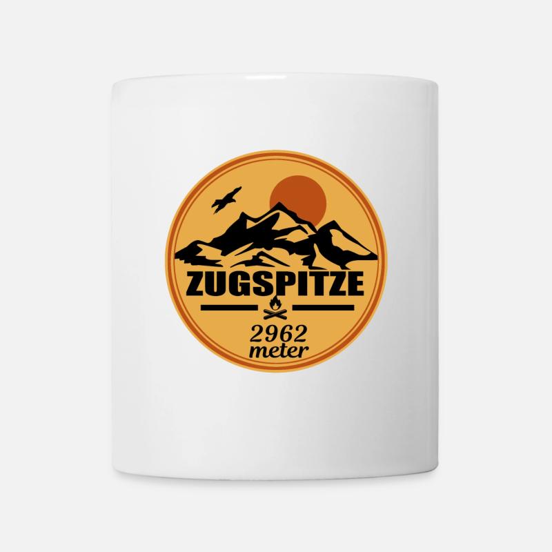 Zugspitze Bayern Alpen - Tasse - Weiß
