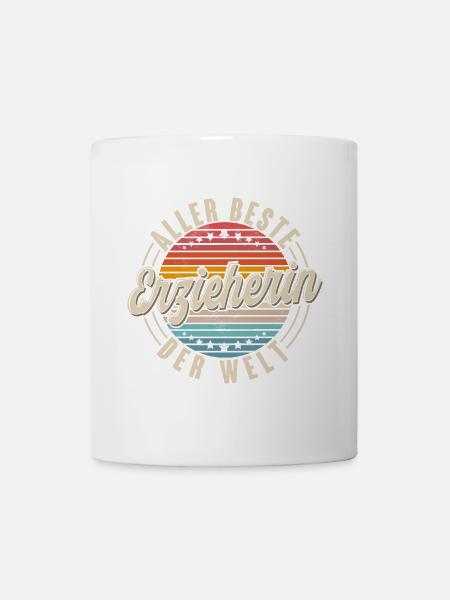 Erzieherin - Tasse - Weiß
