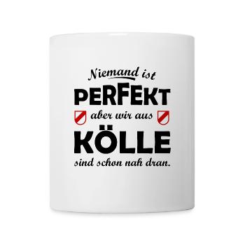 Kölle Perfekt - Tasse - Weiß - Vorne