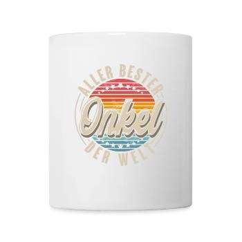 Aller Bester Onkel Der Welt - Tasse - Weiß - Vorne