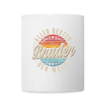 Aller Bester Bruder Der Welt. - Tasse - Weiß - Vorne