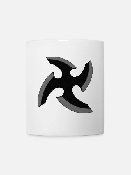 Ninja Stern - Tasse - Weiß