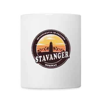 Stavanger lighthouse Norway design - Mug - white - Front