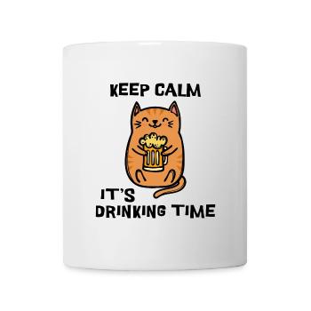 Fest Beer Statement Drink Cat - Mug - white - Front