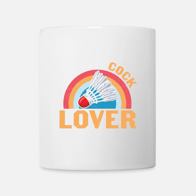 Badminton Humor Shuttlecock Lover - Mug - white
