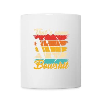 C’est une citation de tir à l’arc drôle - Mug blanc - blanc - Devant