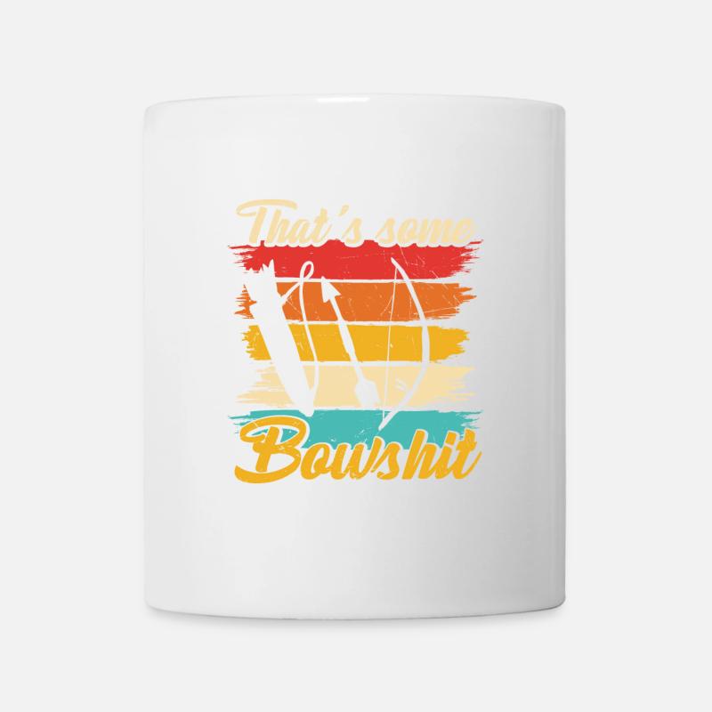 C’est une citation de tir à l’arc drôle - Mug blanc - blanc