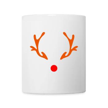Reindeer Christmas motif - Mug - white - Front