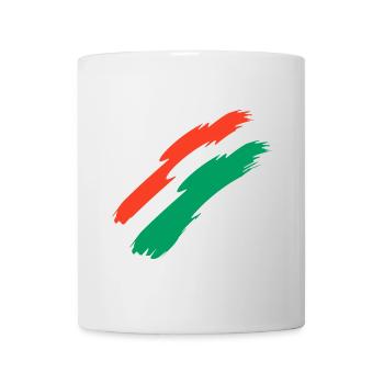 Couleurs du drapeau d’Oman - Mug blanc - blanc - Devant