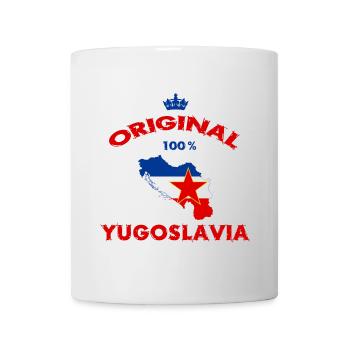 Drapeaux Yougoslavie 100% originaux - Mug blanc - blanc - Devant