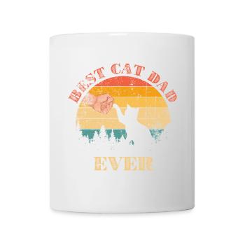 First Cat Dad Ever - Mug - white - Front