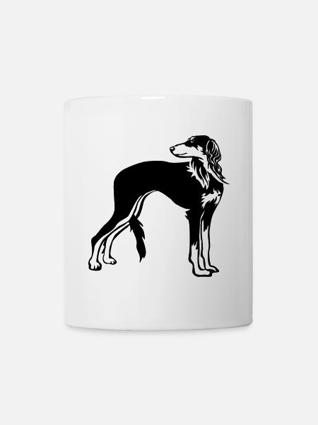 Saluki - Mug - white