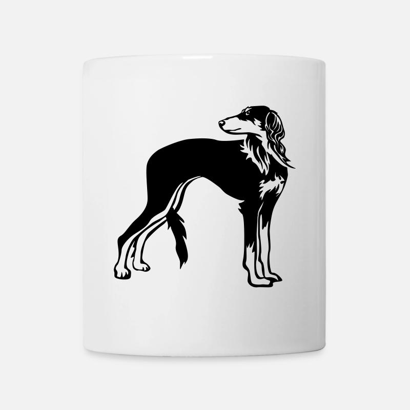 Saluki - Tasse - Weiß