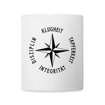 Stoizismus Kardinaltugend 4 stoische Tugenden - Tasse - Weiß - Vorne
