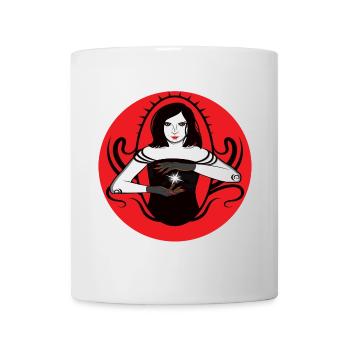 Mystische Hexe mit Stern  - Tasse - Weiß - Vorne
