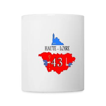 Haute-loire - Mug blanc - blanc - Devant