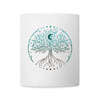Yggdrasil Weltenesche Tree of Life - Tasse - Weiß - Vorne