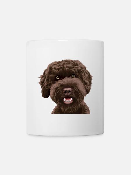 Doodle Dog Labradoodle - Tasse - Weiß