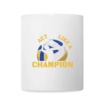 PrACTice Like A Champion Volleyball - Mug - white - Front