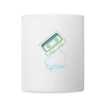 Eighties Cassette Tape 80s Retro - Mug - white - Front