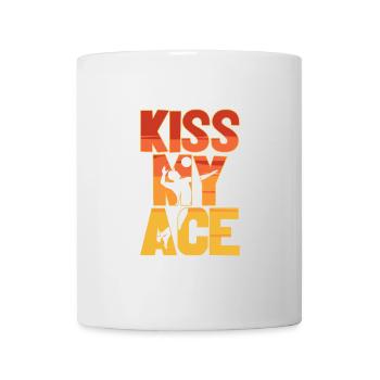 Kiss My Ace Volleyball Setter - Mug - white - Front