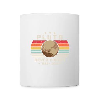 Vergiss Pluto nie - Tasse - Weiß - Vorne