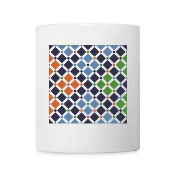 Andalusian Tiles 11 (Alhambra, Granada) - Mug - white - Front