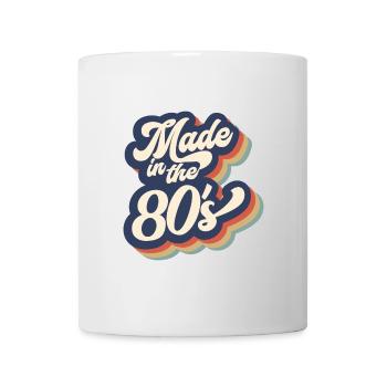 Fabriqué dans le millésime des années 80 - Mug blanc - blanc - Devant