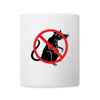 No Rats Union Anti Rats - Tasse - Weiß - Vorne