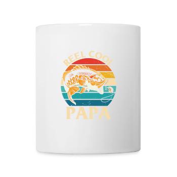 Fishing Quote Reel Cool Papa Fishing Design - Mug - white - Front